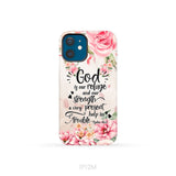 God Is Our Refuge And Strength Psalm 46:1 Bible Verse Phone Case