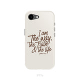 I am the way the truth and the life John 14:6 Bible verse phone case