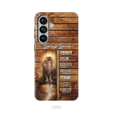 God says you are, Lion and Lamb phone case - Christian phone cases
