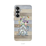 Today I choose joy, hummingbird floral phone case