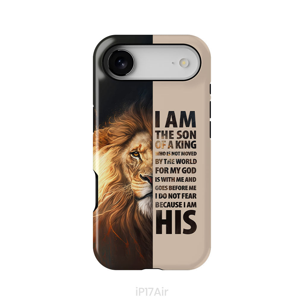 I am the son of a King phone case