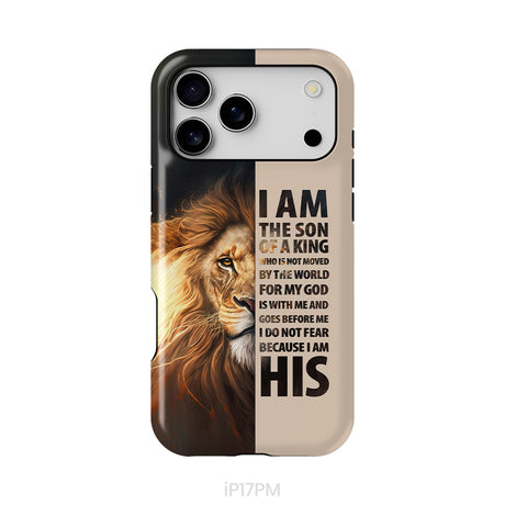 I am the son of a King phone case
