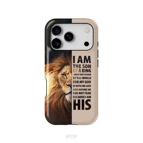 I am the son of a King phone case