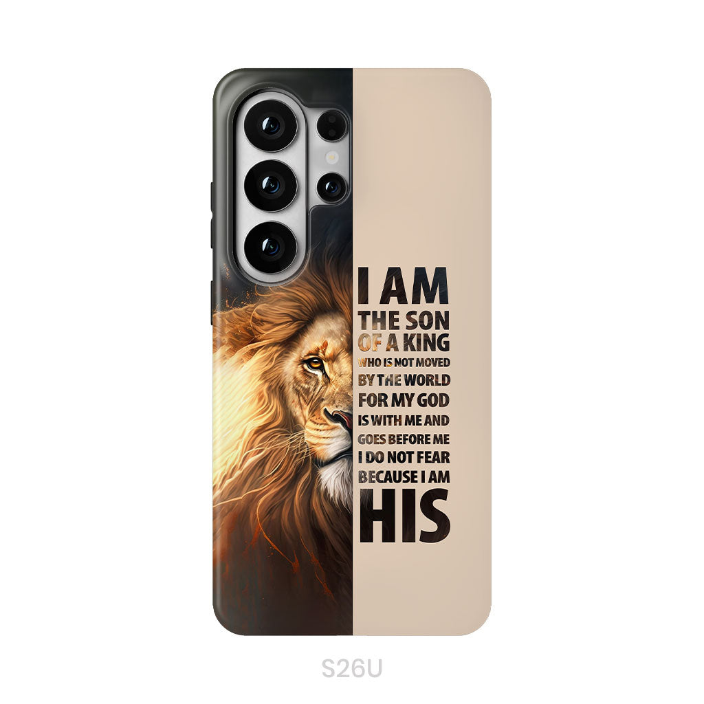 I am the son of a King phone case