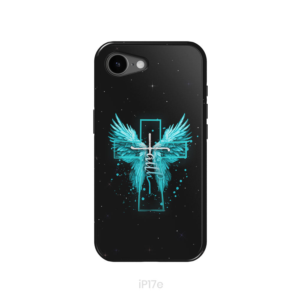 Faith Cross Wings Phone Case
