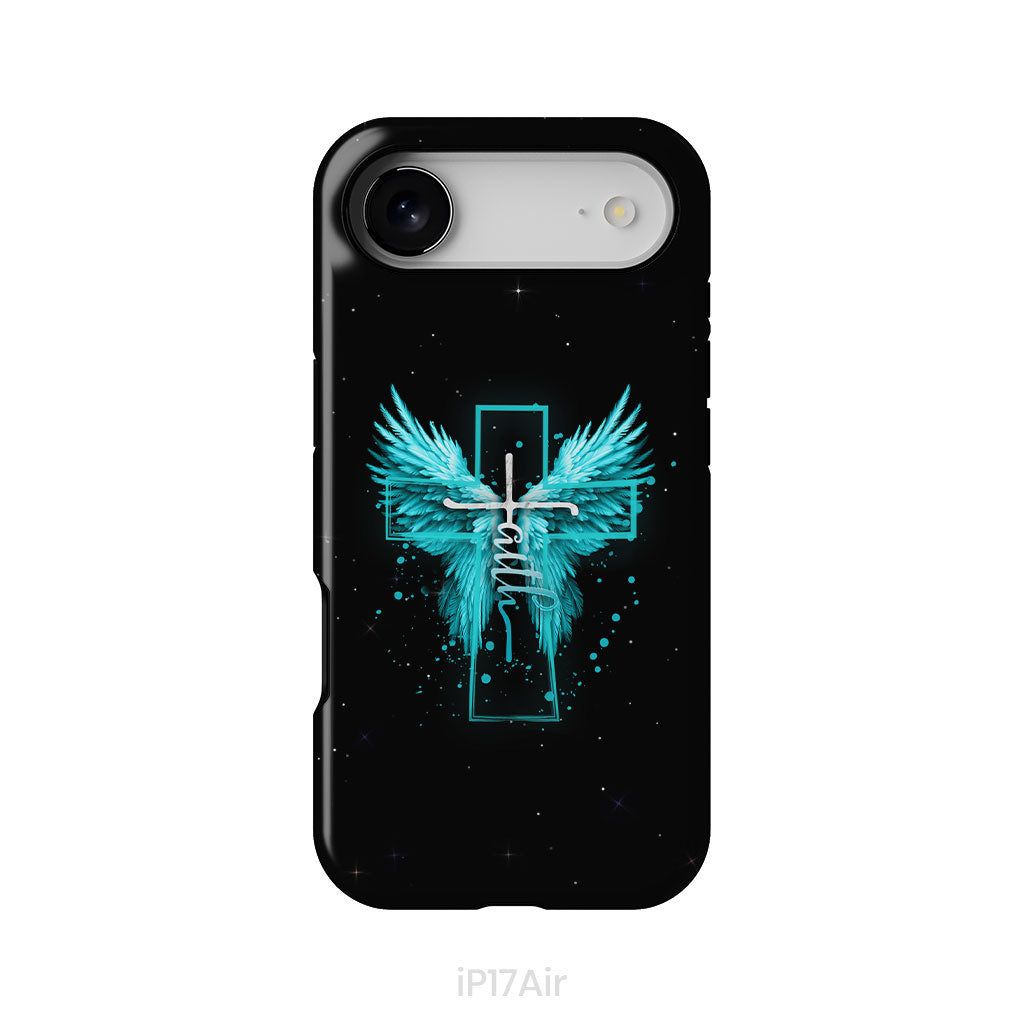 Faith Cross Wings Phone Case