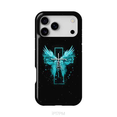 Faith Cross Wings Phone Case