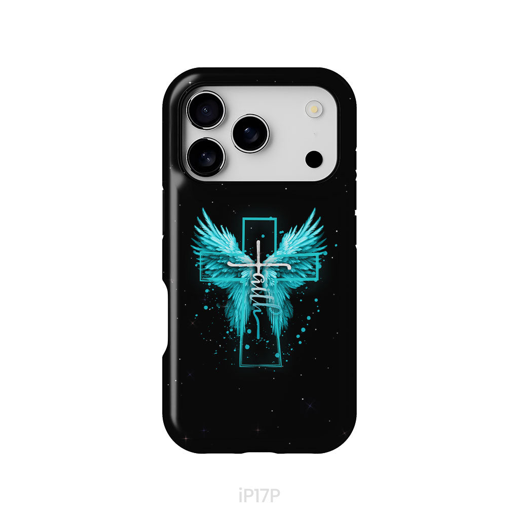 Faith Cross Wings Phone Case