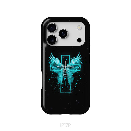 Faith Cross Wings Phone Case