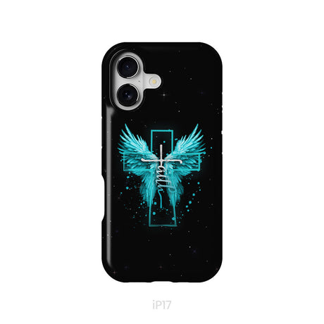 Faith Cross Wings Phone Case