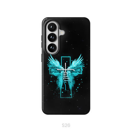 Faith Cross Wings Phone Case