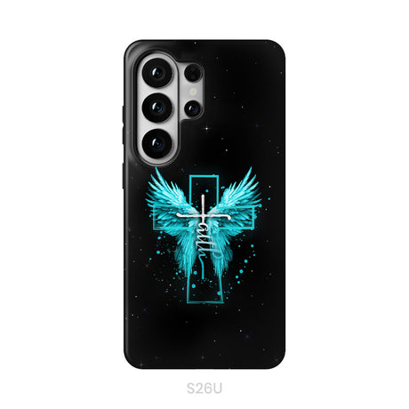 Faith Cross Wings Phone Case