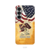 One nation under God American flag cross phone case