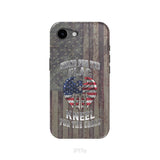 Stand for the Flag and Kneel for the Cross, American Flag Cross, Phone Case