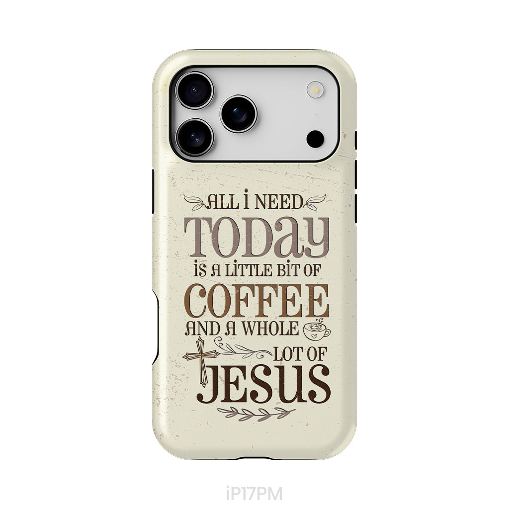 Jesus and coffee phone case, Christian phone cases