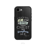 I can do all things through Christ Philippians 4:13 Bible verse phone case