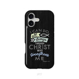 I can do all things through Christ Philippians 4:13 Bible verse phone case
