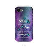 Butterfly Faith Makes All Things Possible Christian Phone Case