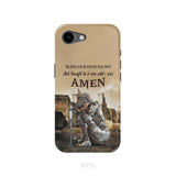 The Devil Saw Me With My Head Down, Woman Warrior of Christ, Phone Case