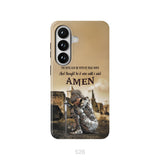 The Devil Saw Me With My Head Down, Woman Warrior of Christ, Phone Case