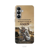 The Devil Saw Me With My Head Down, Woman Warrior of Christ, Phone Case