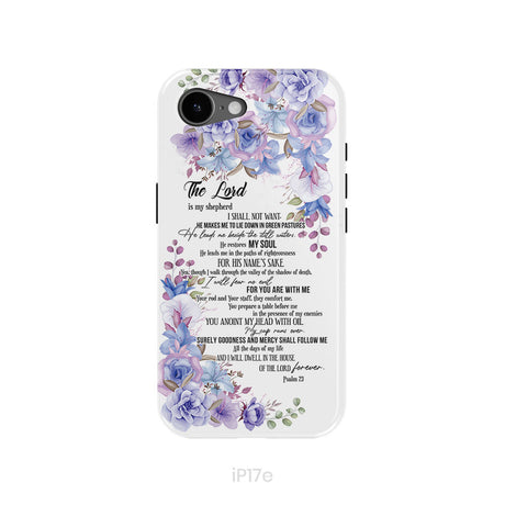 The Lord is my shepherd Psalm 23 phone case, Christian phone cases