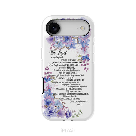 The Lord is my shepherd Psalm 23 phone case, Christian phone cases