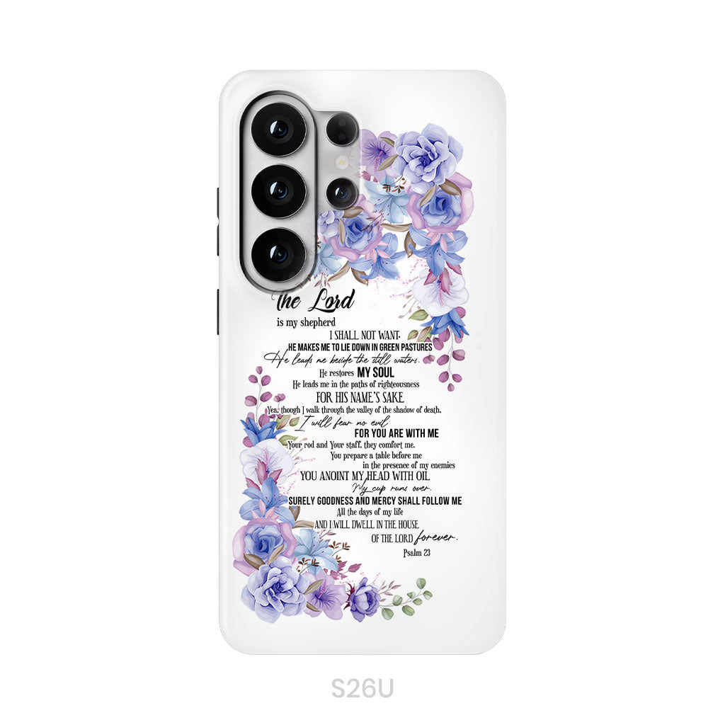 The Lord is my shepherd Psalm 23 phone case, Christian phone cases