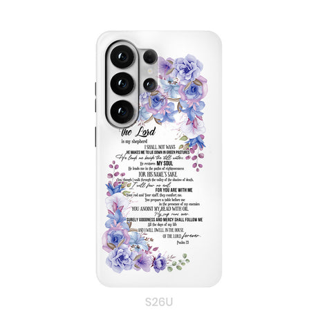 The Lord is my shepherd Psalm 23 phone case, Christian phone cases