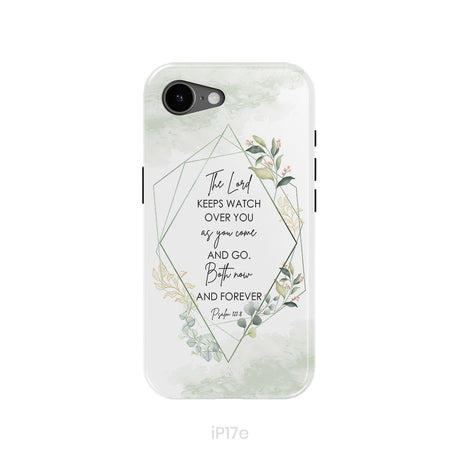 The Lord keeps watch over you as you come and go phone case | Bible verse phone cases