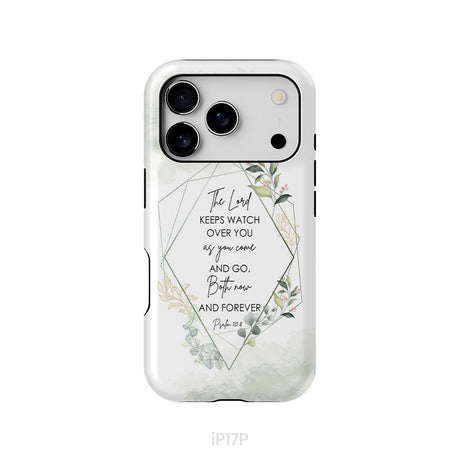 The Lord keeps watch over you as you come and go phone case | Bible verse phone cases