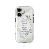 The Lord keeps watch over you as you come and go phone case | Bible verse phone cases