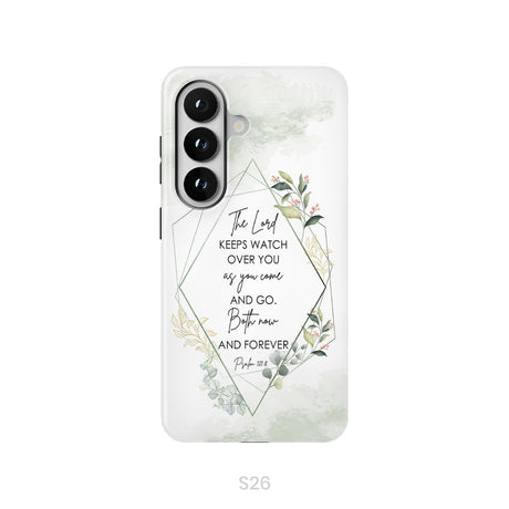 The Lord keeps watch over you as you come and go phone case | Bible verse phone cases