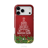 John 3:16 For God So Loved The World – Christmas Tree Christian Phone Case