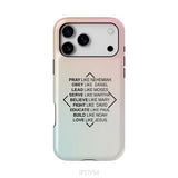 Christian phone cases: Pray like Nehemiah obey like Daniel phone case