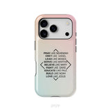 Christian phone cases: Pray like Nehemiah obey like Daniel phone case