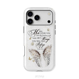 Psalm 91:4 He Will Cover You With His Feathers Phone Case