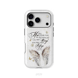 Psalm 91:4 He Will Cover You With His Feathers Phone Case