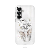 Psalm 91:4 He Will Cover You With His Feathers Phone Case