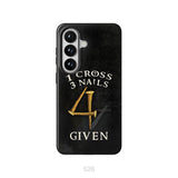 Christian phone cases: 1 Cross 3 Nails 4Given phone case, Christian gifts