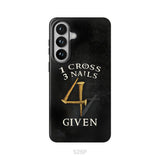 Christian phone cases: 1 Cross 3 Nails 4Given phone case, Christian gifts