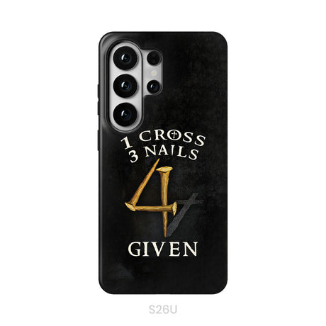 Christian phone cases: 1 Cross 3 Nails 4Given phone case, Christian gifts