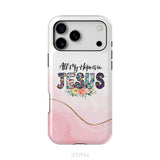 All my hope is in Jesus phone case, Christian phone cases