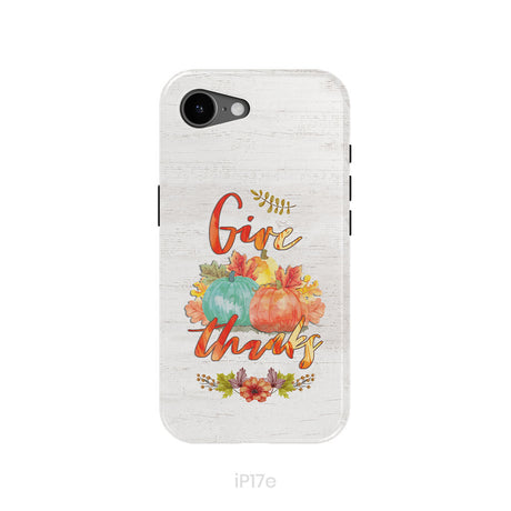 Pumpkin, Thanksgiving, Give thanks phone case