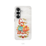 Pumpkin, Thanksgiving, Give thanks phone case