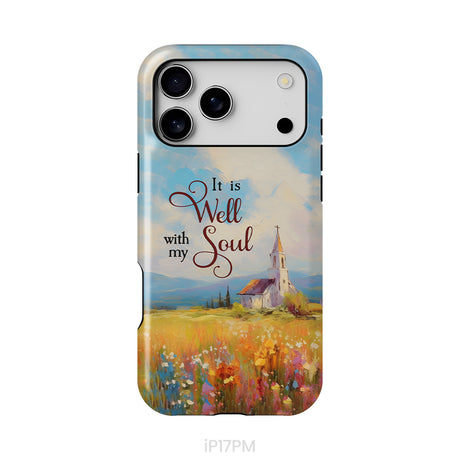 It is Well With My Soul, Church Art, Phone Case