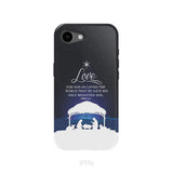 John 3:16 For God so loved the world Christmas phone case
