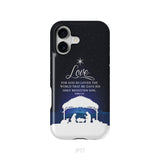 John 3:16 For God so loved the world Christmas phone case