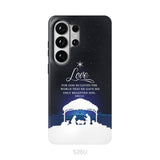 John 3:16 For God so loved the world Christmas phone case