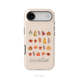In Everything Give Thanks 1 Thessalonians 5:18, Fall Thanksgiving, Phone Case